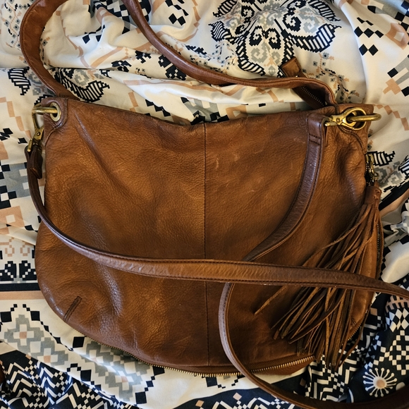 HOBO Handbags - Hobo Womens Brown Leather Crossbody Bag